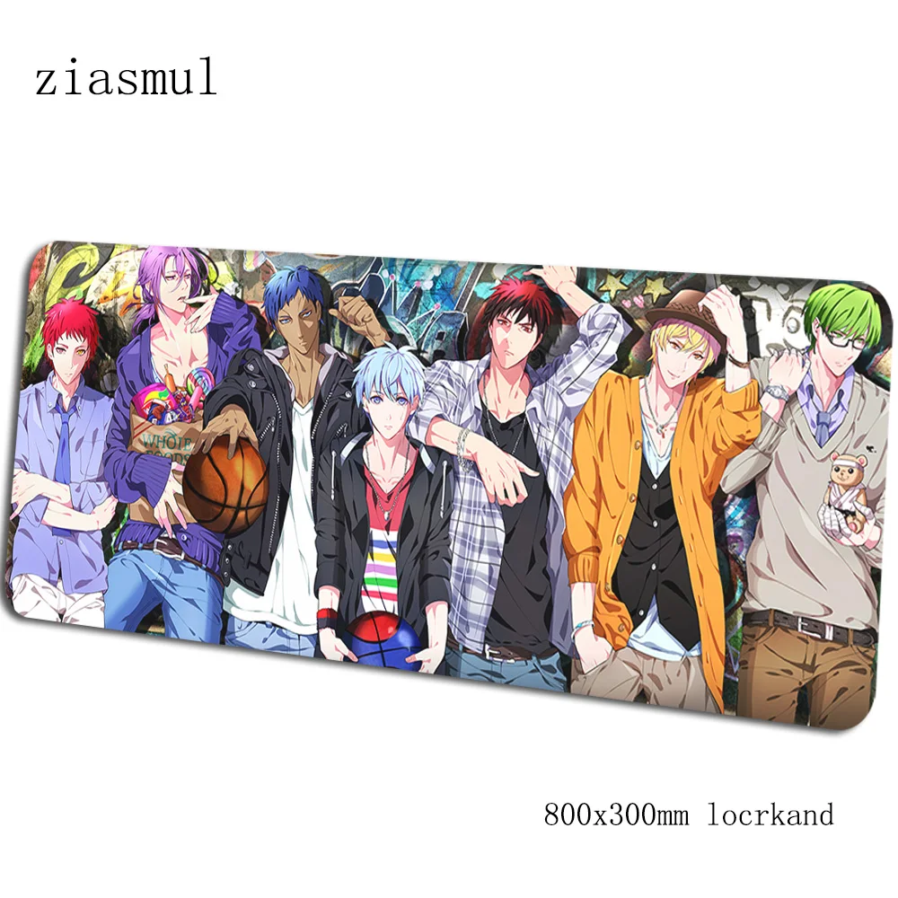 Баскетбольный коврик Kuroko 80x30 см, игровой коврик для мыши, большой игровой коврик для мыши, геймерский компьютерный стол, HD коврик с рисунком, notbook mousemat - Цвет: pattern 3
