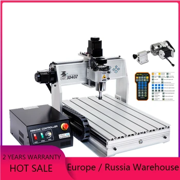 

CNC 3040 USB port 4 axis wood Router Engraver Ball Screw Cutting Milling Drilling Engraving Machine with limit switch