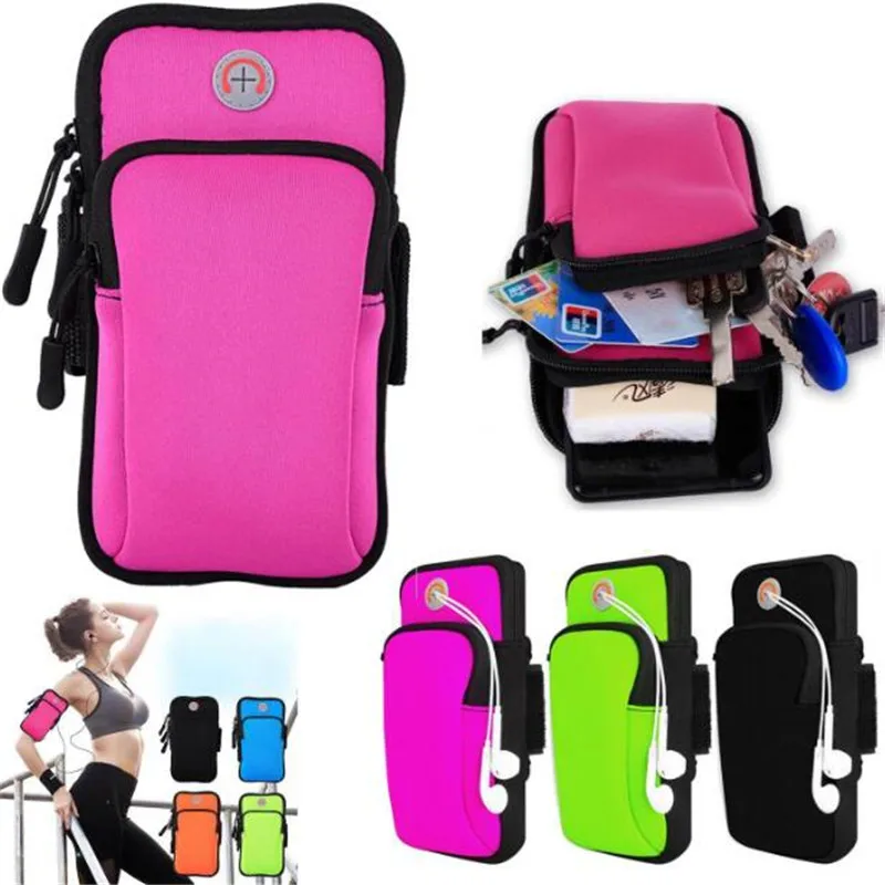 50pcs Sport Running Arm Band Phone Case Jogging Package Pouch Gym