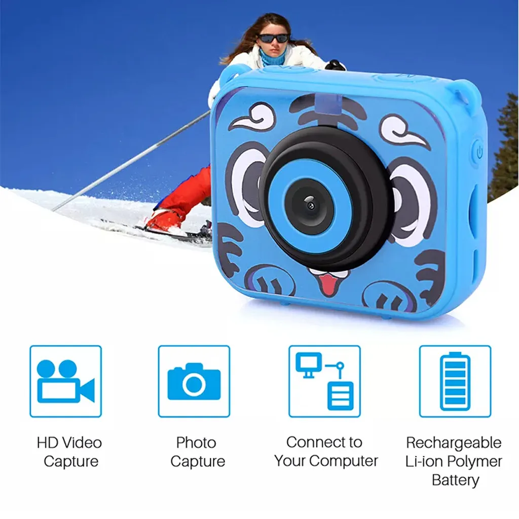 

Education For Kids Fun Learning Toys For Children 1080p HD Children Digital Waterproof Camera Photographic Machine W826