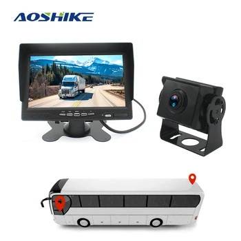 

AOSHIKE AHD 7 Inch TFT Night Vision Car Monitor For Truck USB Camera 140 Degrees Driving Recorder Waterproof Vehicle Camera