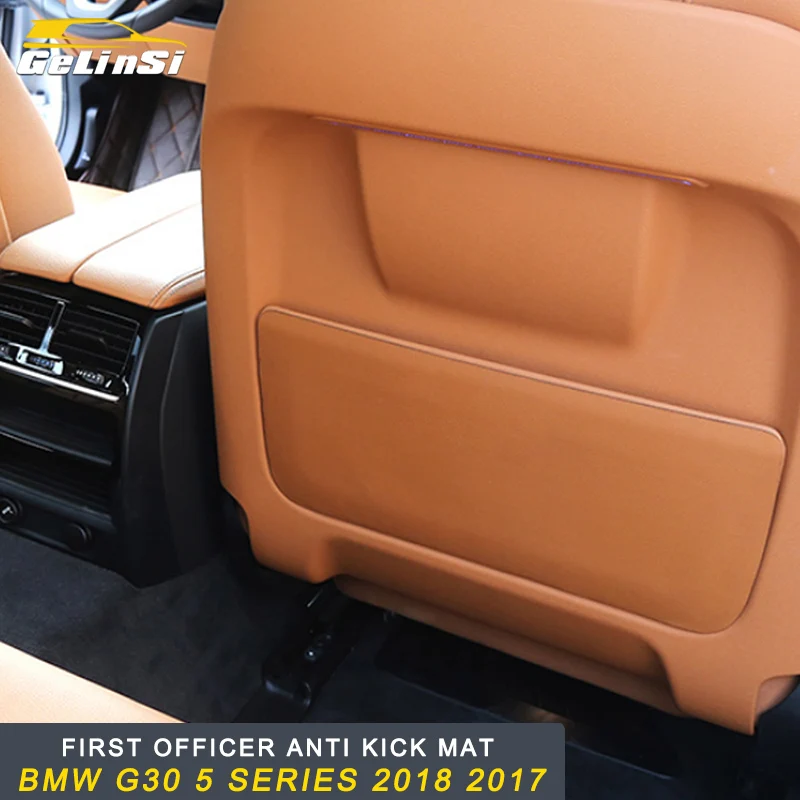 

GELINSI Auto Car First officer Co-pilot anti kick mat accessories For BMW G30 5 series 2018