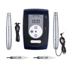 Розовое/серебристый макияж ручка для тату Перманентный макияж для бровей и губ контурная ручка Красота арт наконечник для тату-машинок с легким нажатием иглы