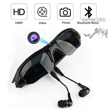 

CE ROSH Sunglasses Camera Headset HD1080P Bluetooth MP3 Player Photo Video Recorder Mini DV Camcorder Outdoor Camera Glasses