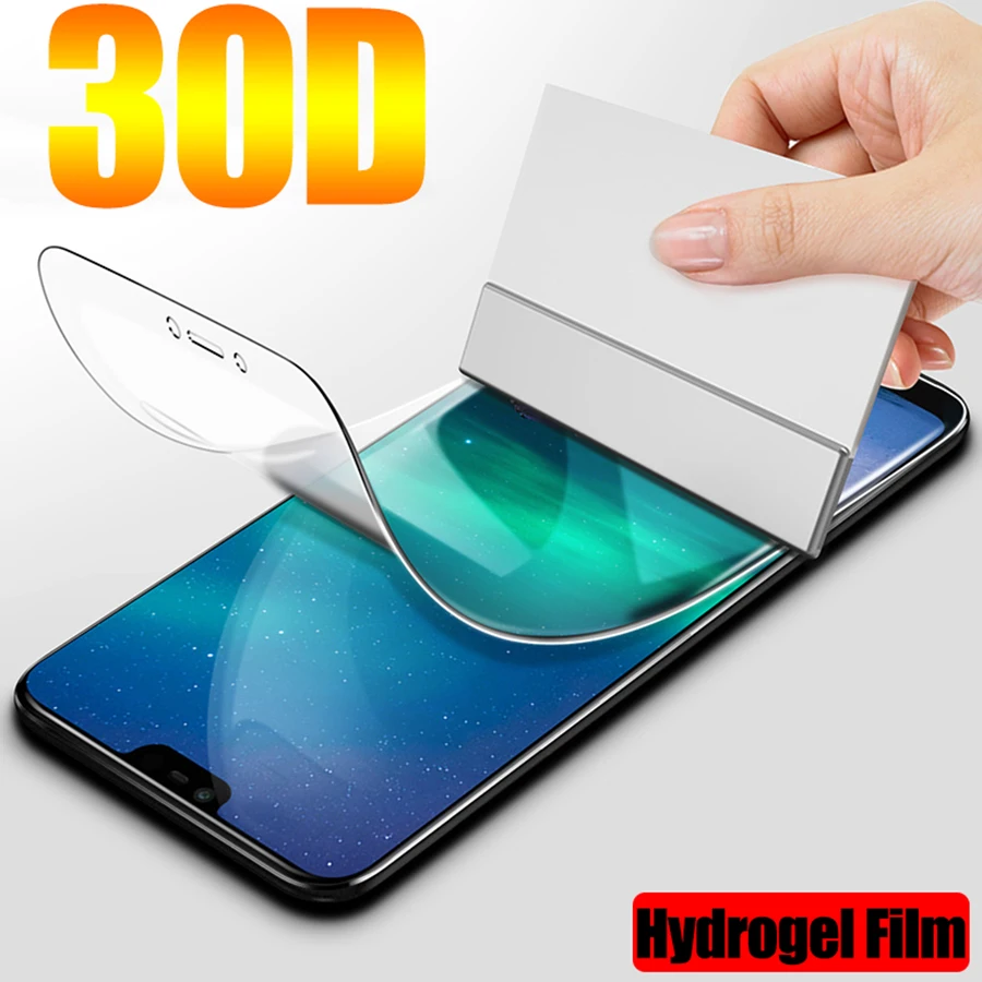 

30D Protective Hydrogel Film For Nokia 7.1 6.1 5.1 3.1 7 plus 8.1 8 Sirocco 6 2018 Screen Protector Full Sticker Film Not Glass