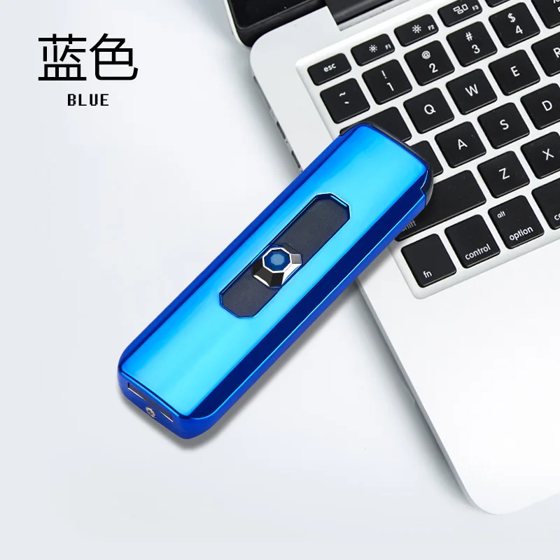 Портативный USB Перезаряжаемый ветрозащитный беспламенный дуга плазменная Зажигалка электронная зарядка прикуриватель Новые Гаджеты для мужчин - Цвет: 3