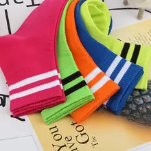 5 пар/уп. взрослые мягкие хлопковые короткие носки флуоресцентные Ретро спортивные носки 40JF