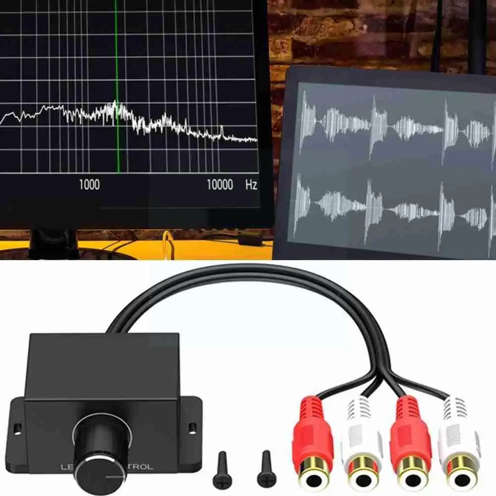 Car Audio Amplifier Bass RCA Level Remote Volume Control LC1 Knob Universal Parts Automobiles Accessories F0V7 | Автомобили и