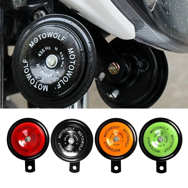 

FOR Yamaha r6 r25 mt10 mt03 mt07 mt15 Motorcycle waterproof horn 12V loud 111db off-road vehicle electric car scooter air horn