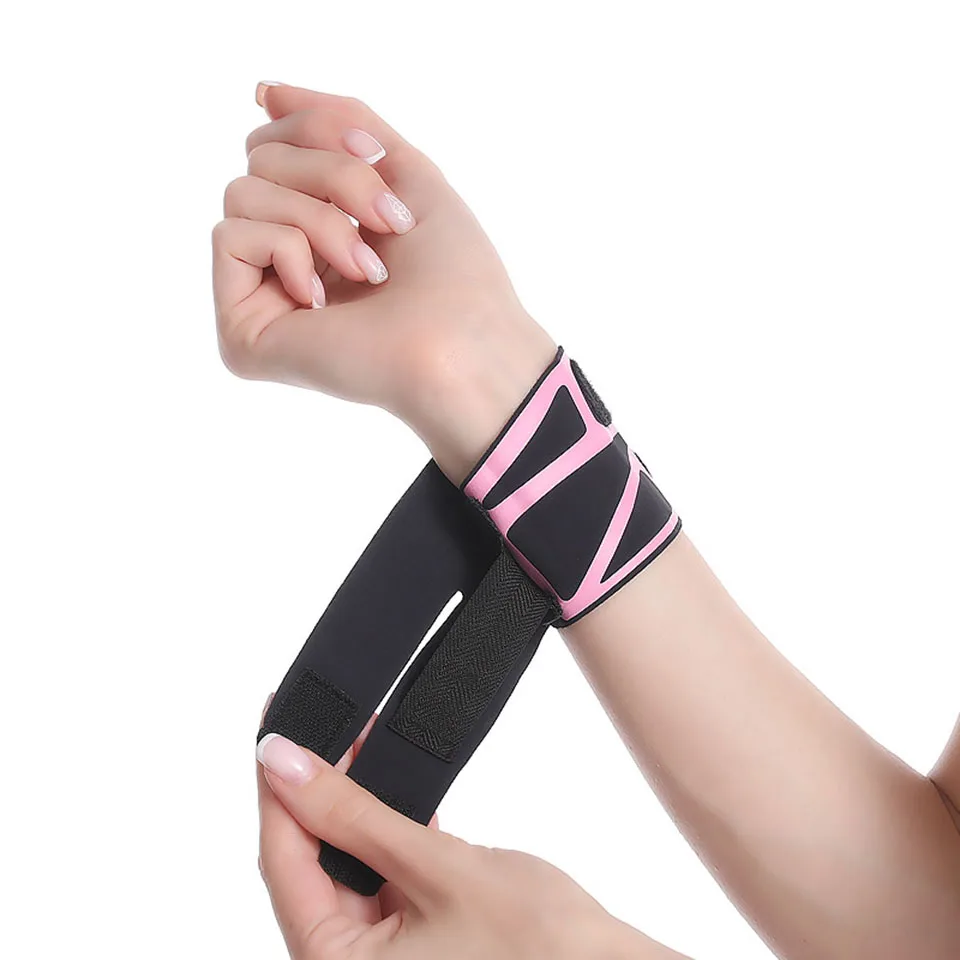 AOLIKES 1PCS Thin Gym Wrist Wraps Wristband Bandage for Basketball badminton tennis Equipment Hand wrist Support Carpal Tunnel