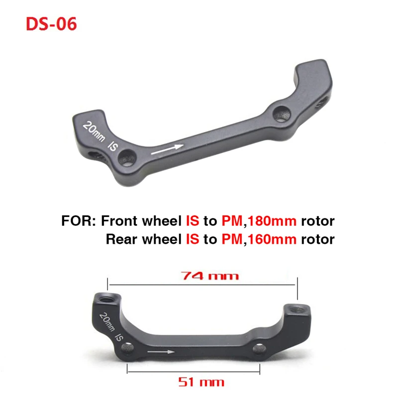 MTB Disc Brake Mount Adapter Ultralight Bracket for 140 160 180 203mm rotor
