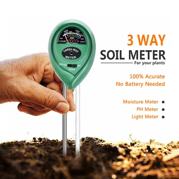 

Hot Sale Professional 3 In1 Digital Sunlight Moisture PH Garden Soil Tester Gauge Meter With PH Acidity Moisture Testing Usage