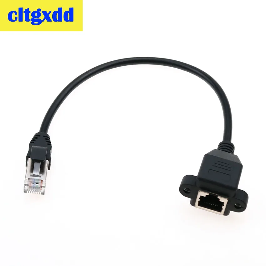 Cltgxdd 8 Pin RJ45 мужчин и женщин кабель винт Панель Крепление Ethernet LAN Сетевой