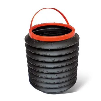 

Car Telescopic Barrel Collapsible Bucket Multi-function Storage Box Storage Barrel Car Inside Car Trash Can Portable Black