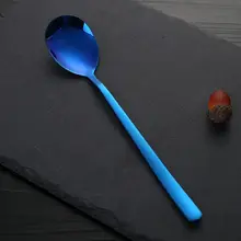 7 десертных ложек из нержавеющей стали, ложек, кофейных ложек. 7 видов цветов U90A