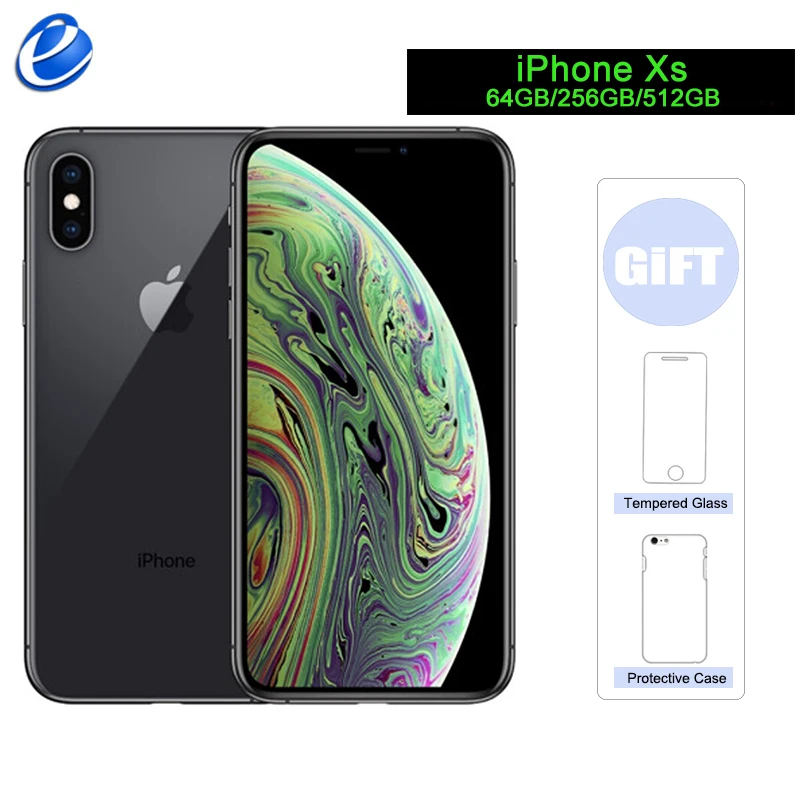 Оригинальный разблокированный Apple iphone XS IPHONE iphoneXS 4G LTE 4 Гб ОЗУ 64 Гб/256 ПЗУ