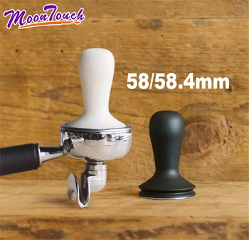 

58/58.4MM Matte Handle Stainless Steel Tamper Protable Detachable Ultra-thin Base Powder Press Solid Hammer Coffee Accessories