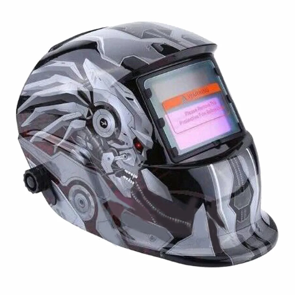 High Quality Ultra-light Solar Welder Mask Helmet Pro Auto-Darkening MIG UV/IR Protection Grinding Welder Skull Adjustable Range