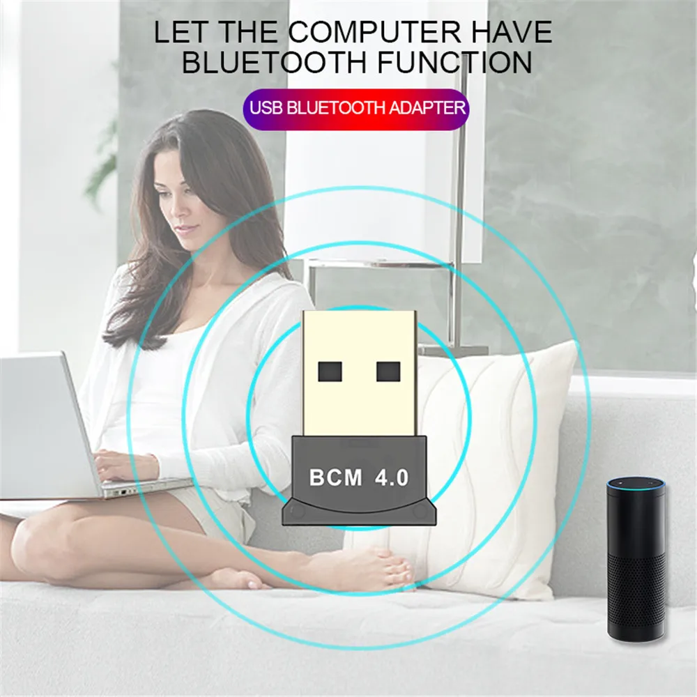 Kebidumei беспроводной мини USB Bluetooth V4.0 Ключ адаптер аудио адаптер Aux музыкальный передатчик приемник для ПК динамик гарнитура