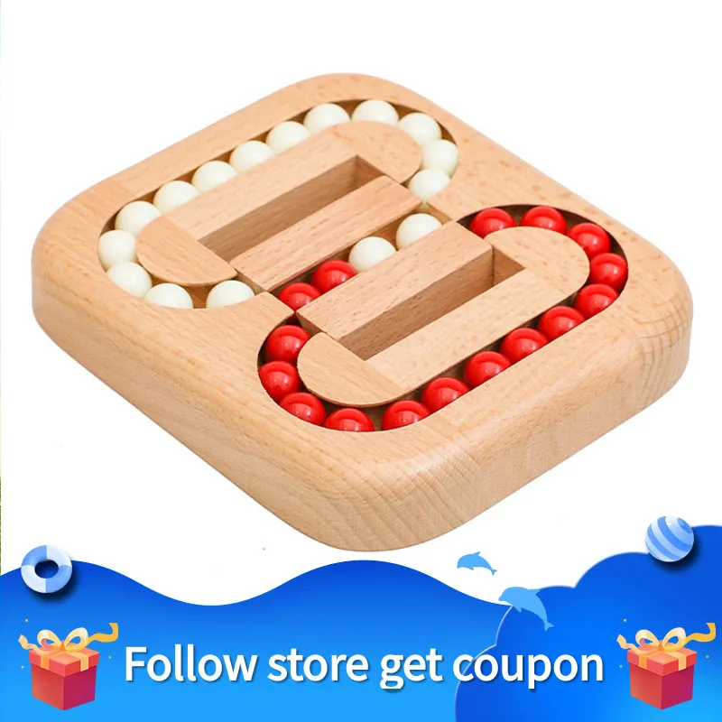Puzzle Brain-Burning Toys Labyrinth Unlock Flat Slide Child Trap Box Creativity Stress Reliever Science and Education Wooden