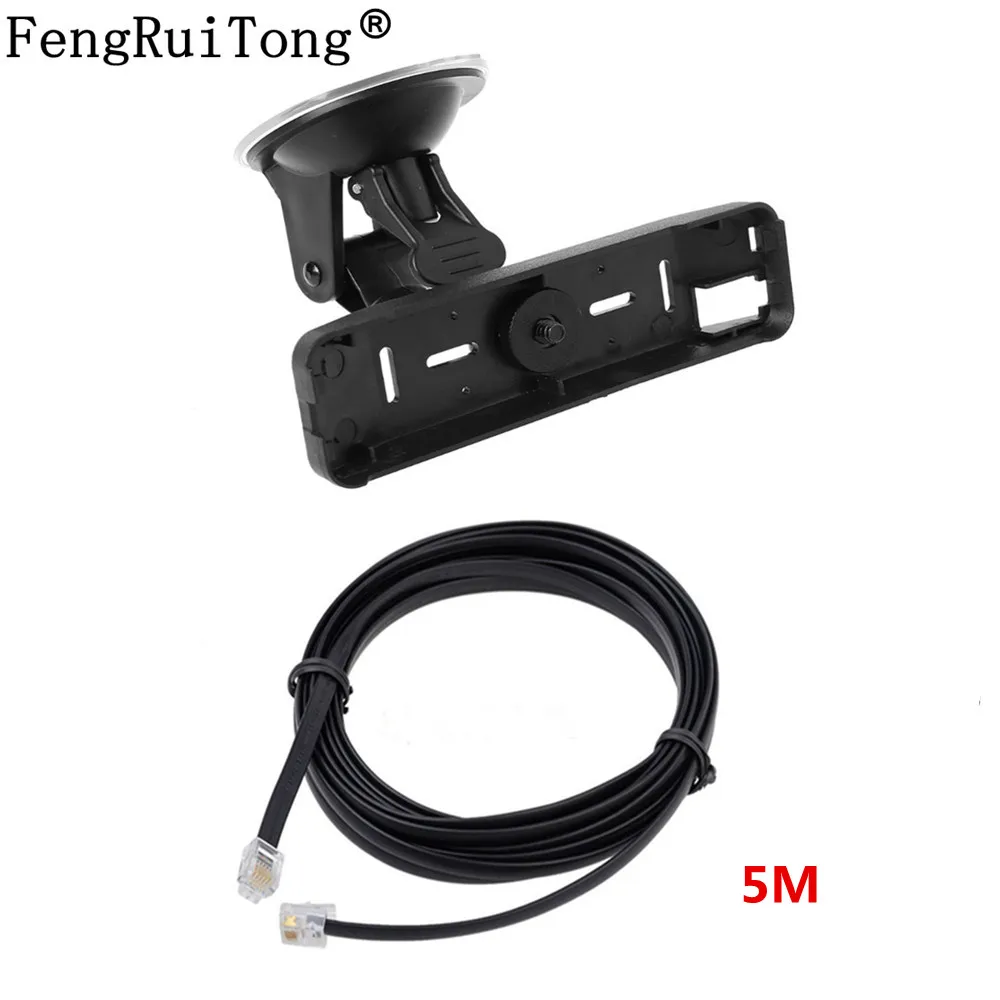 

Black Plastic Panel Mount For YAESU FT-7800 FT-7900 FT7800 FT7900 Car Mobile Walkie Talkie 5 M Panel Separation Line Set Panel