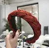 coral red hairband