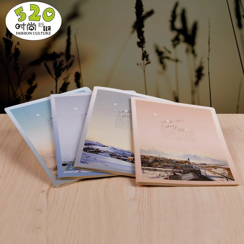 

520 Originality Stationery & Car Line Basis Small Town Story Line Thickness Notebook You Remember Diary