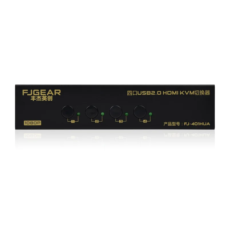 Квм переключатель с 4 портами hdmi порта без кабеля ПК монитор клавиатура мышь