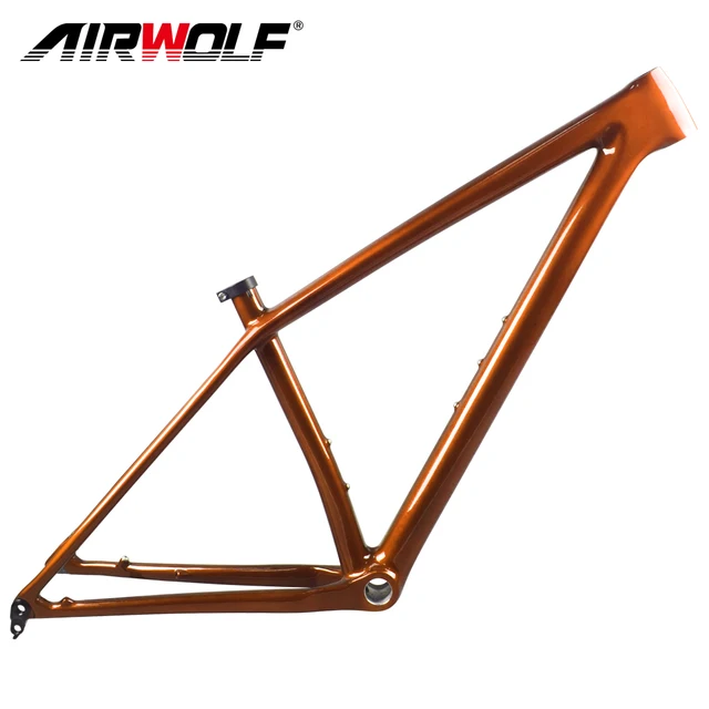 29ER BOOST Light XC MTB Carbon Frame With Seatpost Carbon Mountain Frame 29 T1000 BSA Carbon Mtb Frame S M L Bicycle Frameset Orange 1