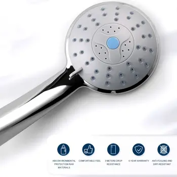 

1Pc Bathroom Multi-function Hand-held Shower Three-function Air Bubble Sprinkler Head Shower Hand-held