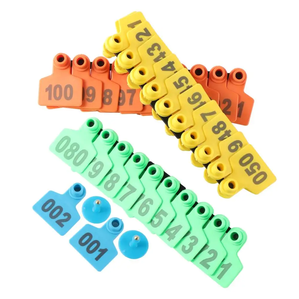 Ear-Plate Cattle Sheep Pig Three-Color-Options Identification-Number Sows Laser-With-The-Word