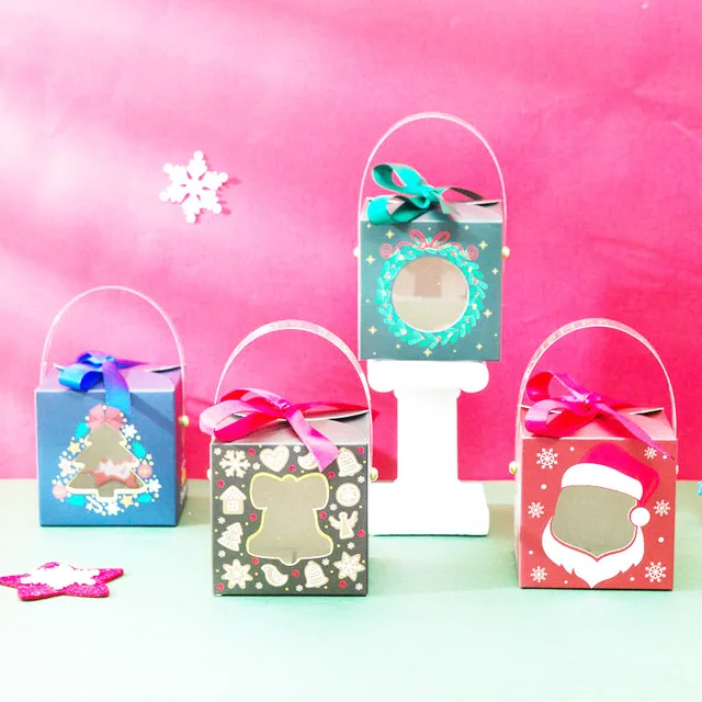 빛나는 크리스마스 선물을 위한 중공 크리에이티브 선물 상자