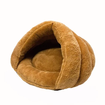 

Venxuis 2 Size Winter Warm Dog Sleeping Bad Half Cover Winter Warm House Soft Pet Beds Nest Kitty Cats Pet Mat