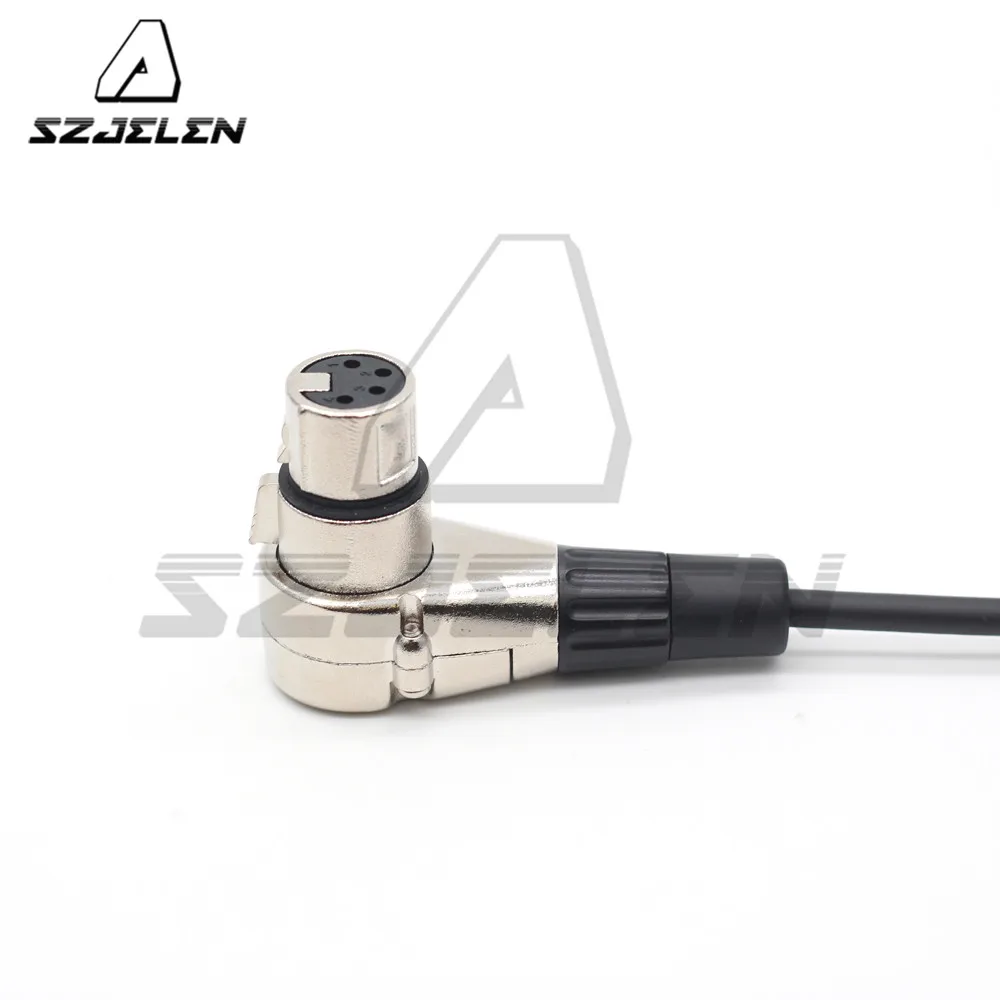 Câmera 12v hirose 4 pinos para xlr
