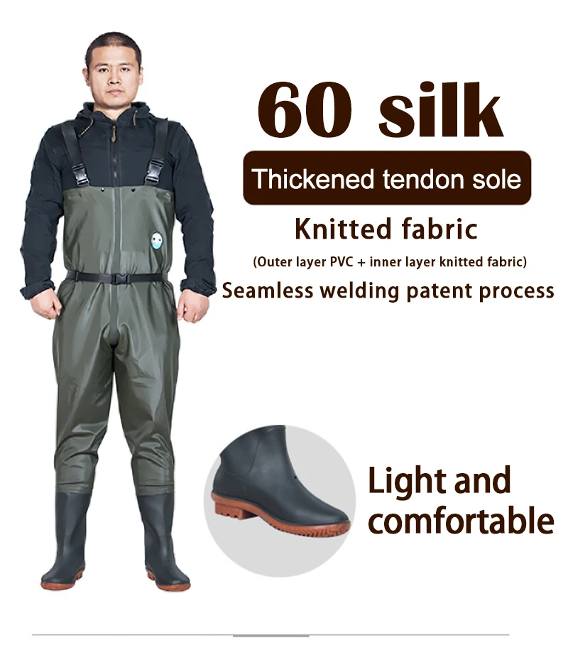 Qualidade de Pesca do Inverno à Prova Botas de Pesca com Mosca Botas de Borracha Sapatos para Homens ao ar Alta Dwaterproof Água Calças Terno Wading Waders Livre Produto 3 com mosca terno wading botas de borracha