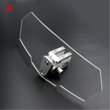 

Unversal Airflow Adjustable Windscreen Wind Deflector Motorcycle Windshield FOR suzuki hayabusa 1999-2007 shadow 600 g310gs