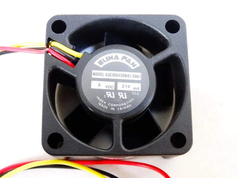 40 мм вентилятор новый ELINA KDC050420MB DC 5V 210mA 40x40x20 4 см 3 линии двойной шариковый