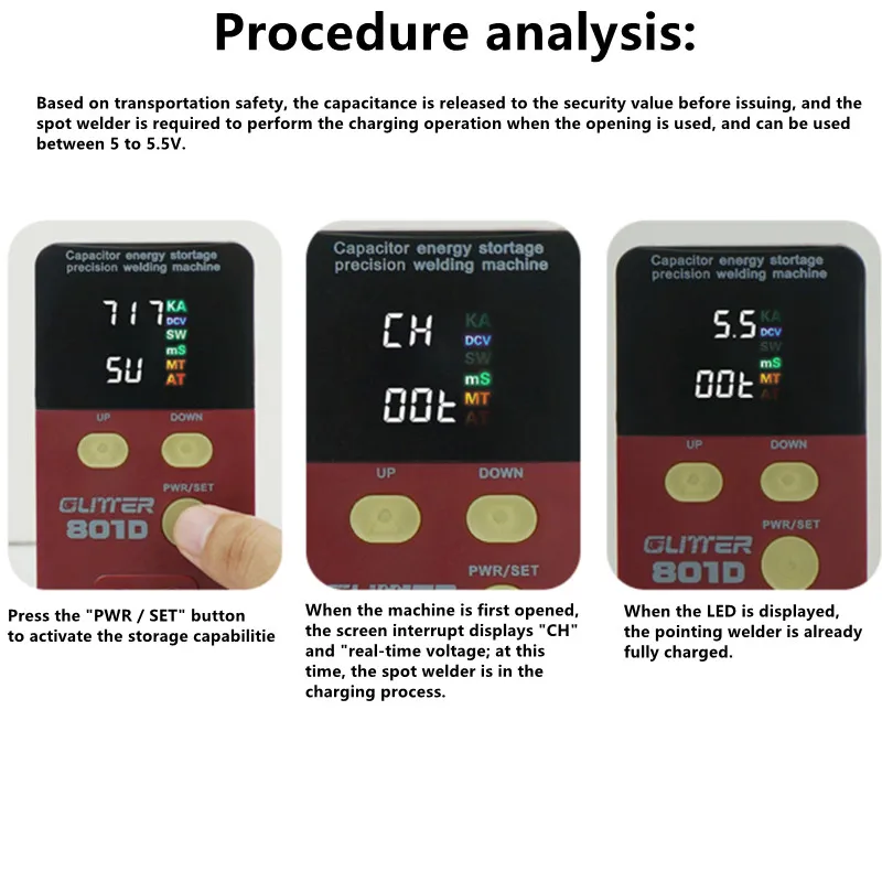electric soldering iron kit GLITTER 801D Faraday Capacity Spot Welding machine 9900KW Battery welder Spot Welder 0.2mm Pure Nickel welding 0.1-0.35mm 1800A hot air rework station