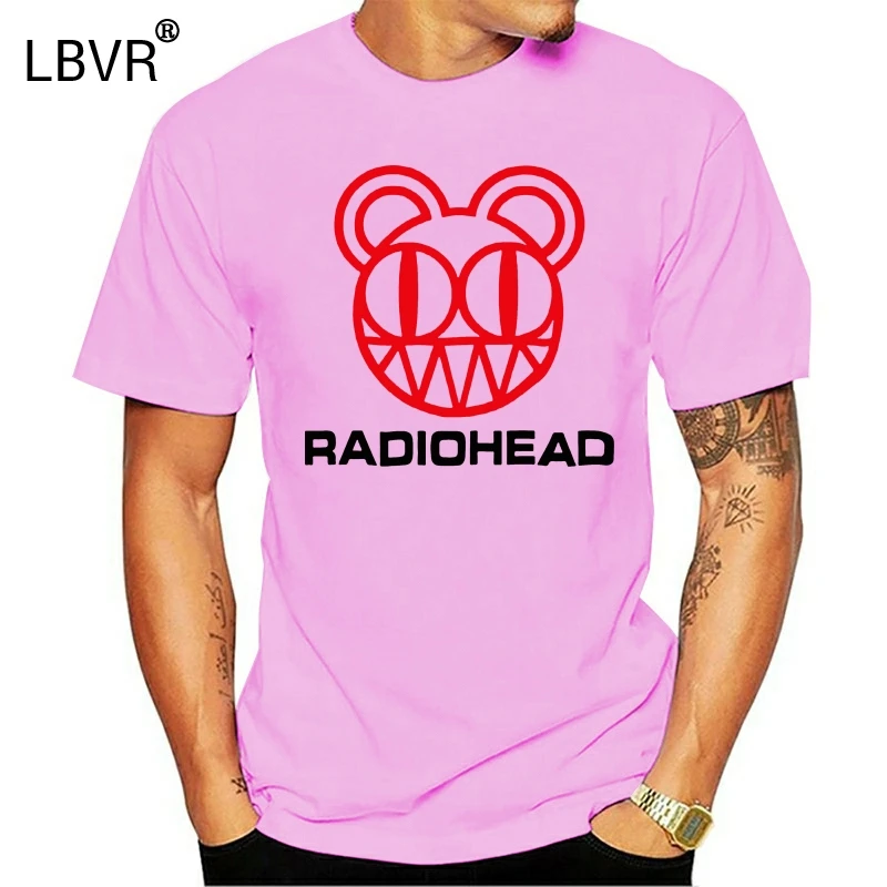 Radiohead Rock Band Amnesiac медведь белая футболка Для мужчин Универсальная Размеры S до Xxxl