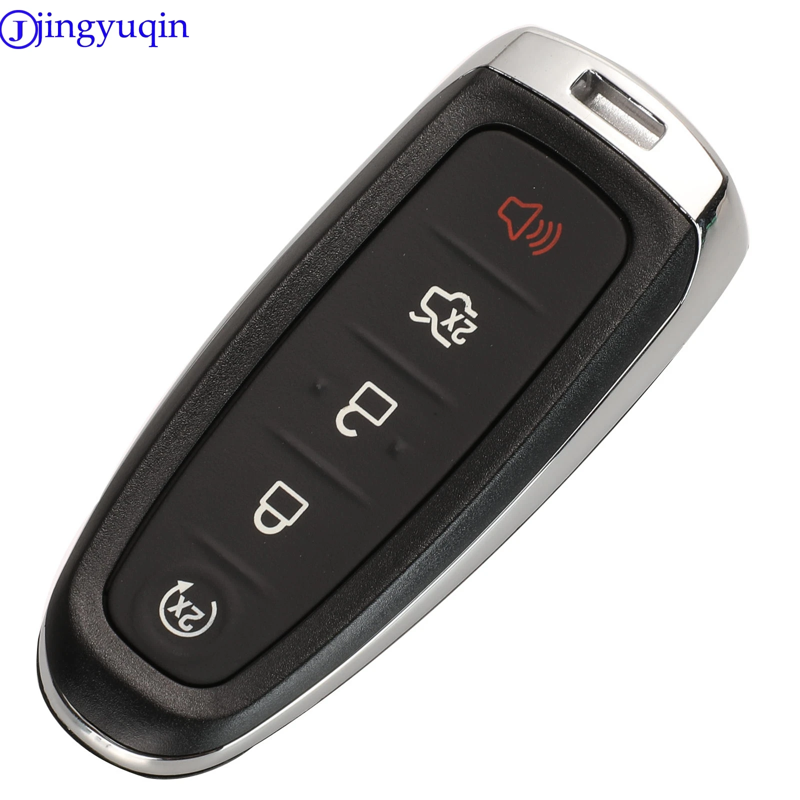 Jingyuqin 5 кнопок чехол для дистанционного ключа от машины крышка Fob для Ford Explorer Edge Escape Flex Телец 2011 2012 2013 умный автомобиль