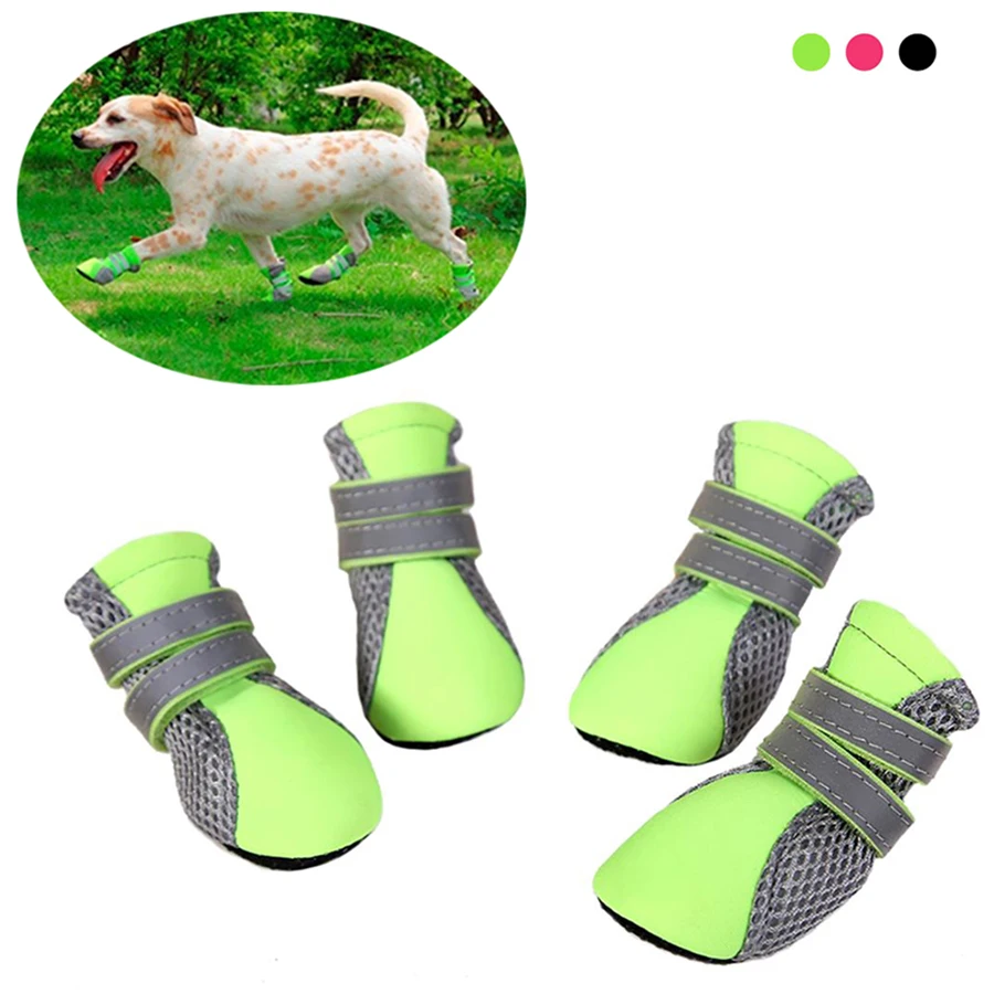 Breathable Pet Dog Outdoor Walking Shoes Net Soft Summer Pet Shoes