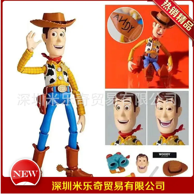 

Toy Story 4 shan kou shi Cowboy Woody Sheriff Wretched Face Buzz Lightyear Mobile Garage Kit Model