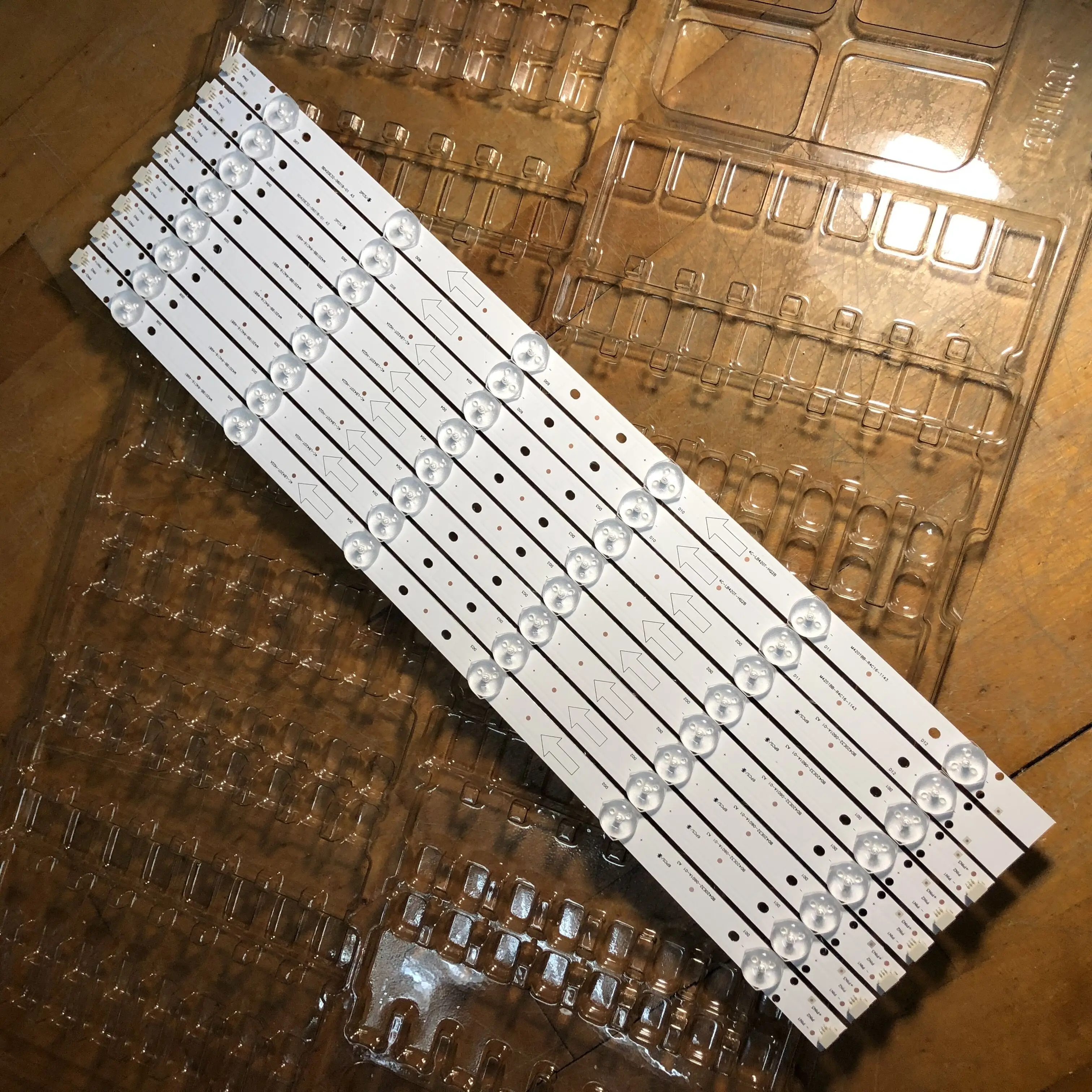 80 шт = 10 шт./набор, тест для TCL 42E10 L42F3308B L42F3309B 4C-LB420T-HQ2A/HQ2B 1 шт. = 6led 458 мм