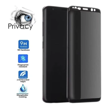 

30pcs/lot 3D Full Curved Tempered Glass For Samsung Galaxy S10 S10plus S9 S8 Plus Note 8 9 Protect Privacy Screen Protector