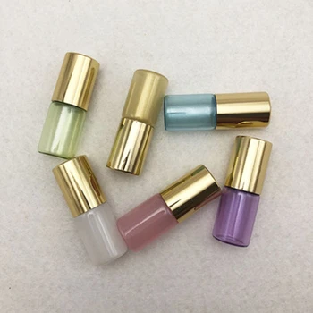 

1Pc 3ml 5ml Pearly Essential Oil Perfume Bottle Roller Ball Thick Glass Roll On Durable For Travel Cosmetic Container
