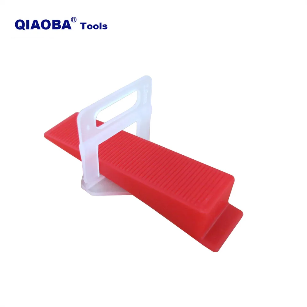 401pcs Tile Leveling System 2mm 300pcs Clips+100pcs Wedges +1piece Plier Plastic Tiling Tools Tile Spacer