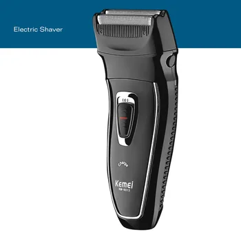 

KEMEI Reciprocating Hair Trimmer Rechargeable Electric Shaver Rotary Electronic Shaving Machine Face Care Razor KM-8013 2 Heads