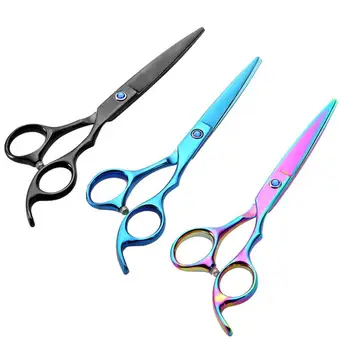

Flat/Teeth Shape Hairdressing Scissors Shears Titanium Steel Hair Styling Tool
