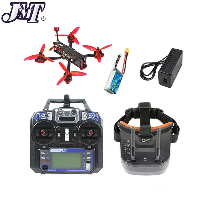 Квадрокоптер JMT RTF Three210 V2 RC FPV с Betaflight F4 Pro Контроллер полета Foxeer Razer Micro 1200TVL камера |