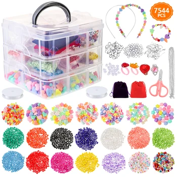 

Jewelry Making Supplies Kit Accessories Jewelry Accessories Letter Beads Beads Material For DIY Jewelry Making Supplies 7544pcs